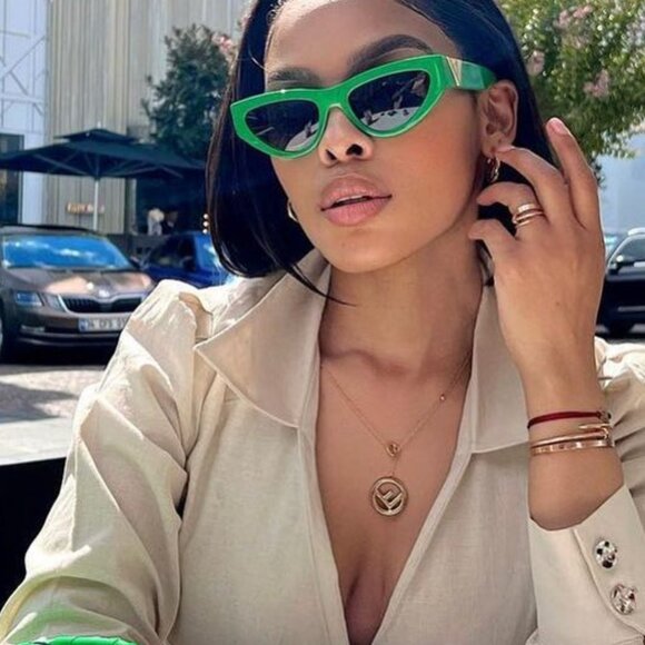 Bottega Veneta BV1176S 002 Cat Eye Sunglasses - Havana/Brown - Picture 10 of 12